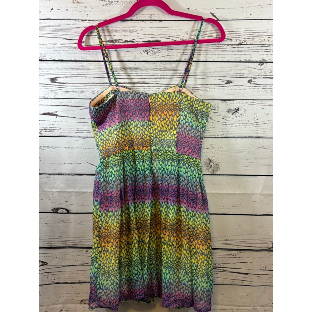 Women's Jack. Multicolor Pattern Mini Dress Size 4 - Picture 5 of 8